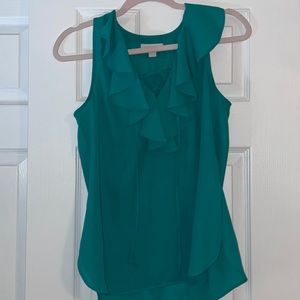 NY&co ruffle blouse